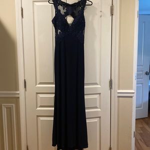 Navy blue dress